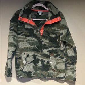 J. Crew Camouflage Fleece Excellent Condition